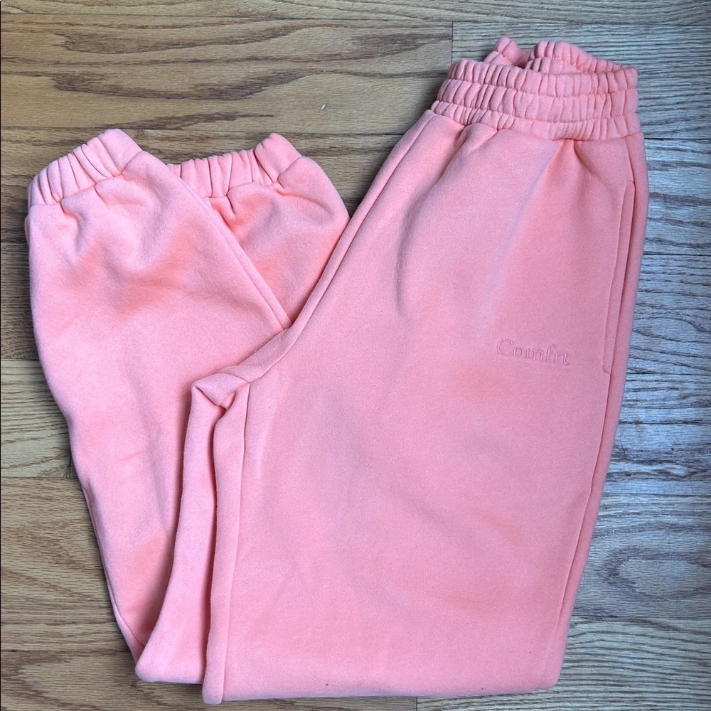 Comfrt Clothing coral Joggers sweatpants - Picture 1 of 2